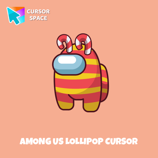 Among Us Lollipop cursor pointer cursor